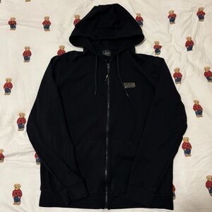 Vintage Oakley Black Full Zip Up Hoodie Men's XL